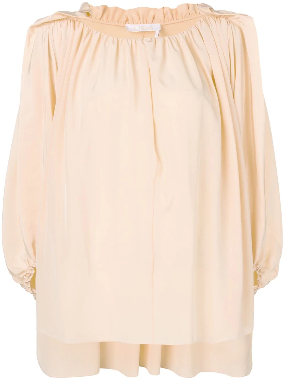 ruched loose top - 1