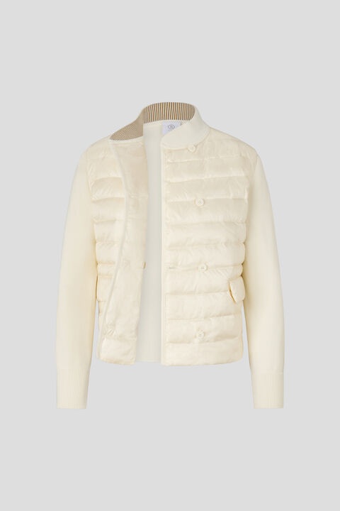 Mady Hybrid knit jacket in Off-white - 2