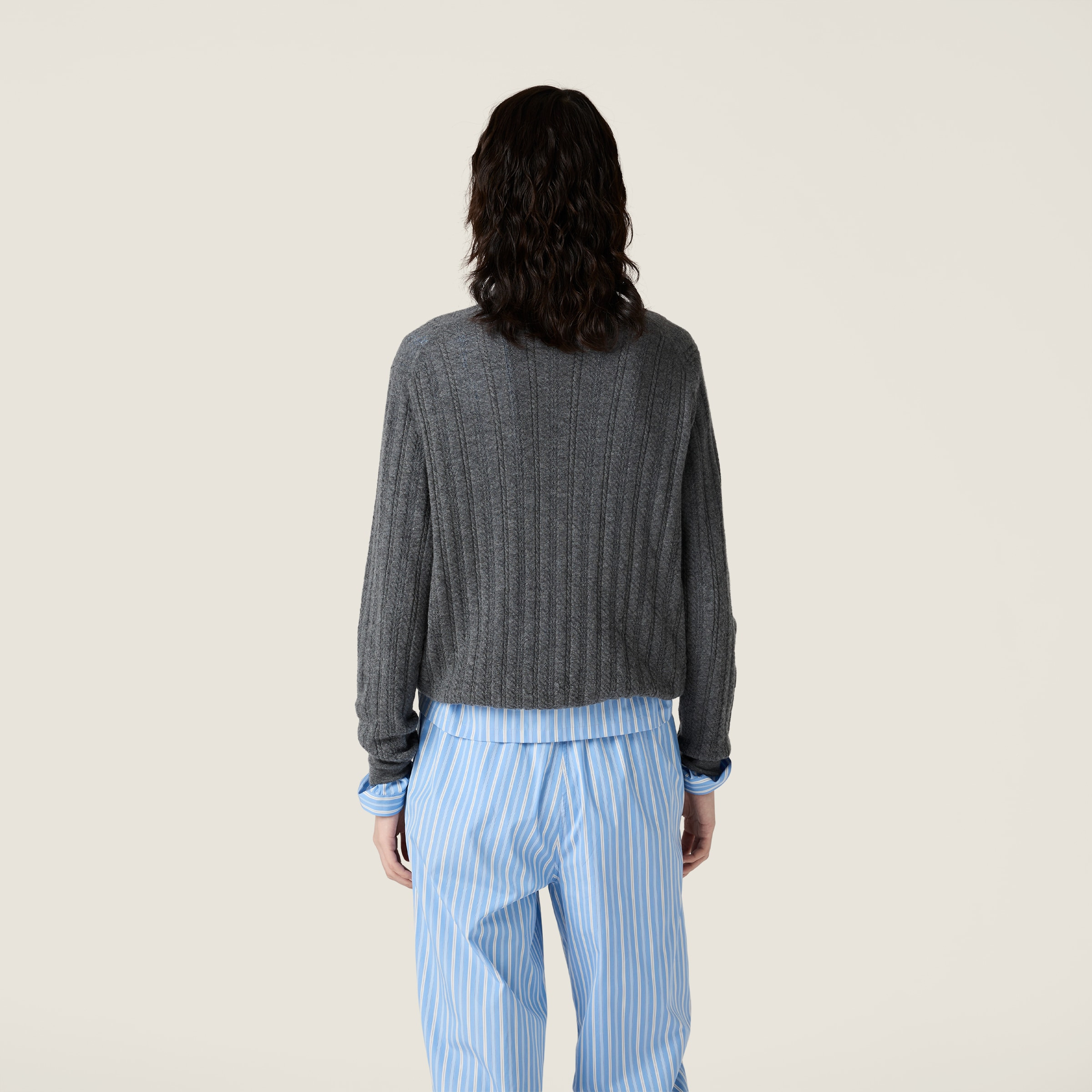Cashmere polo sweater - 3