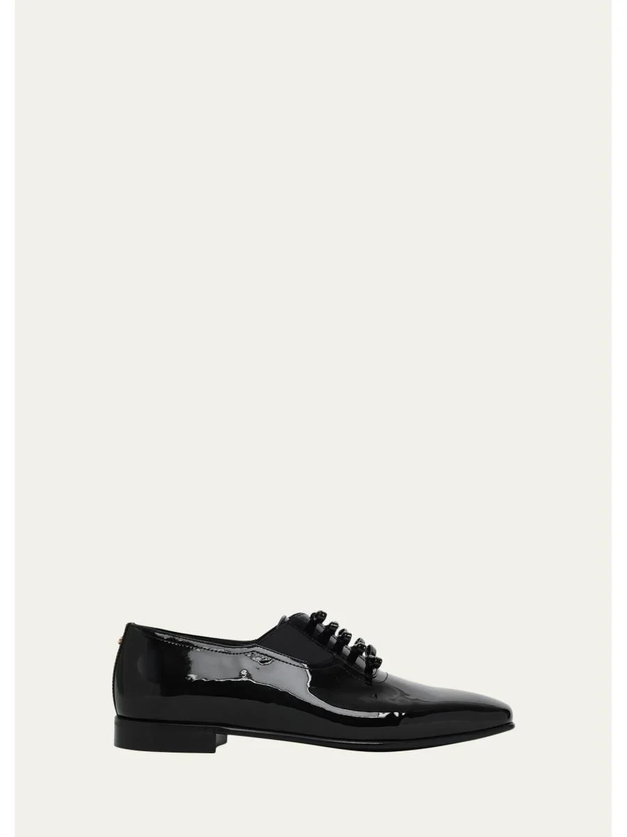 Men's Pas Des Dieux Oxfords in Patent Leather - 1