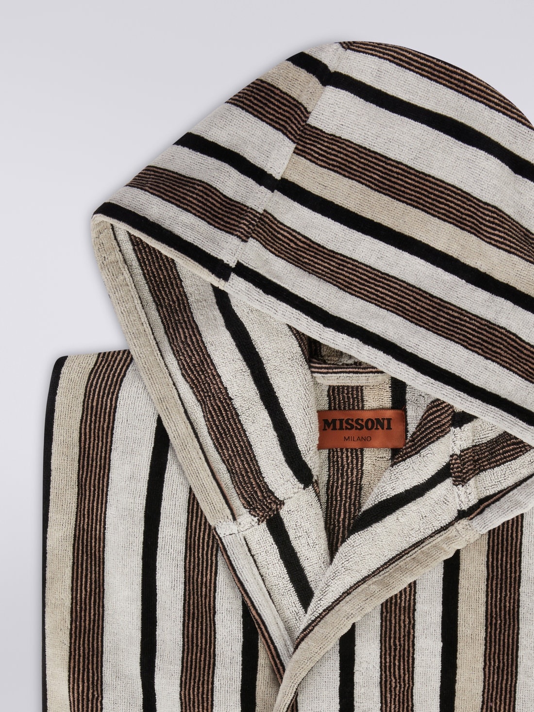 Craig striped cotton terry bathrobe - 3