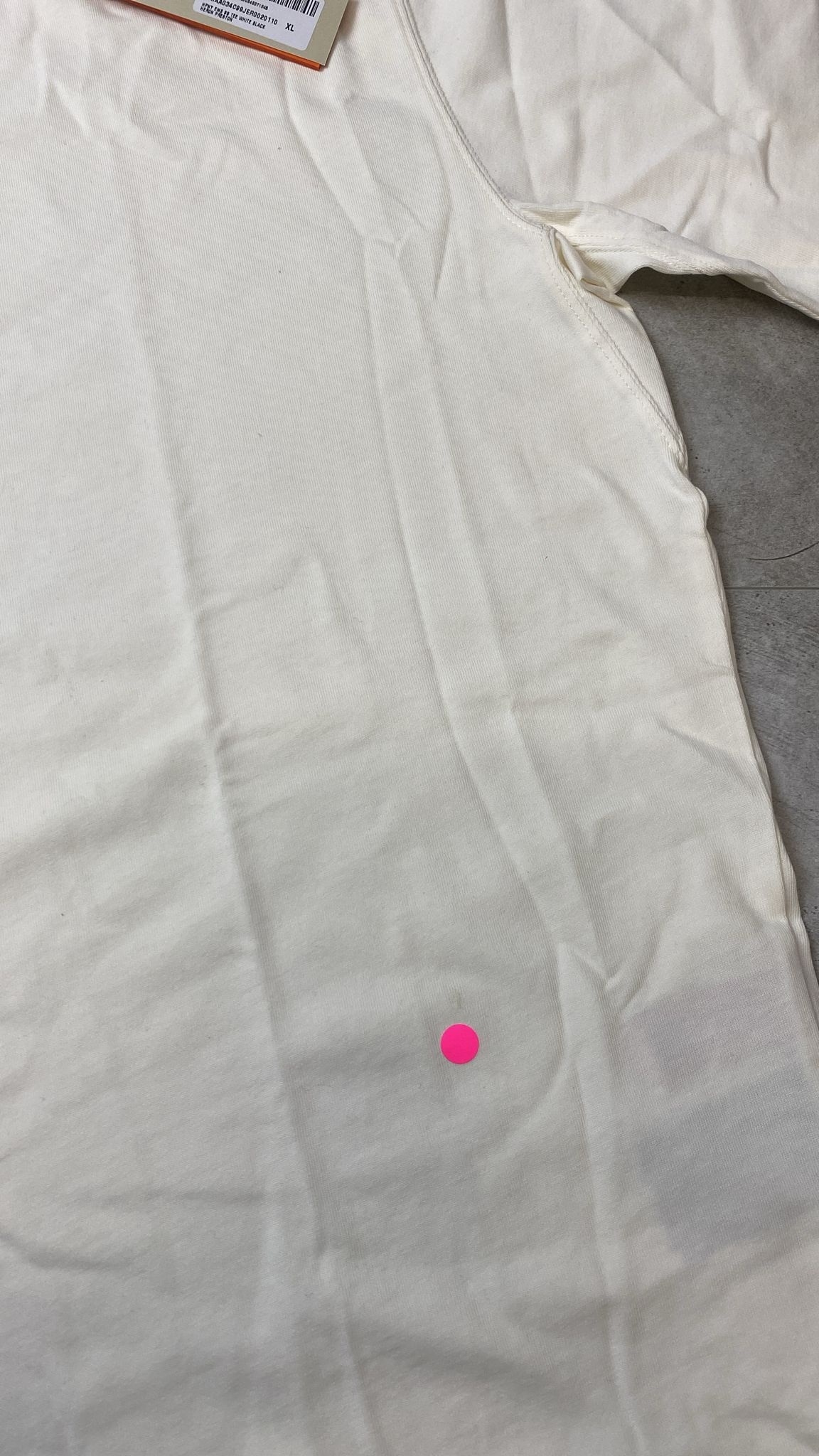 Heron Preston HPNY Embroidered Neck T Shirt White XL - 3