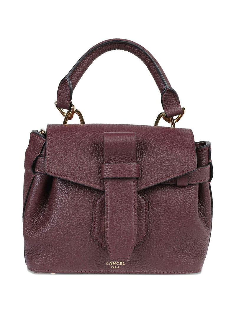 leather top-handle shoulder bag 1