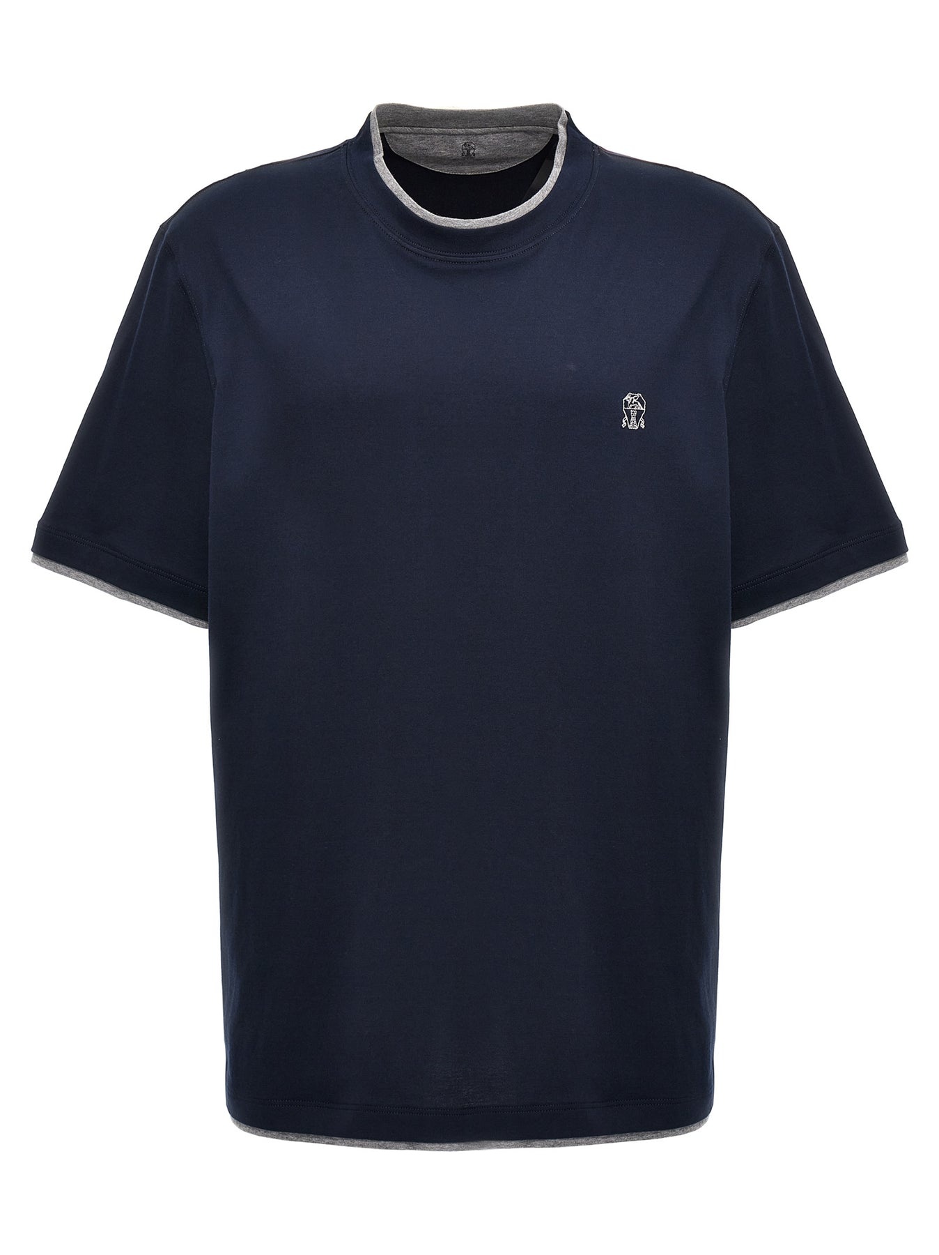 Double Layer T-Shirt Blue - 1