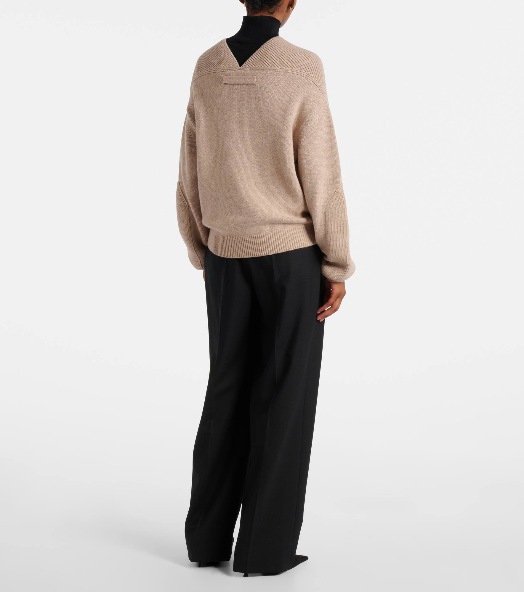 Wool and cashmere sweater - 3