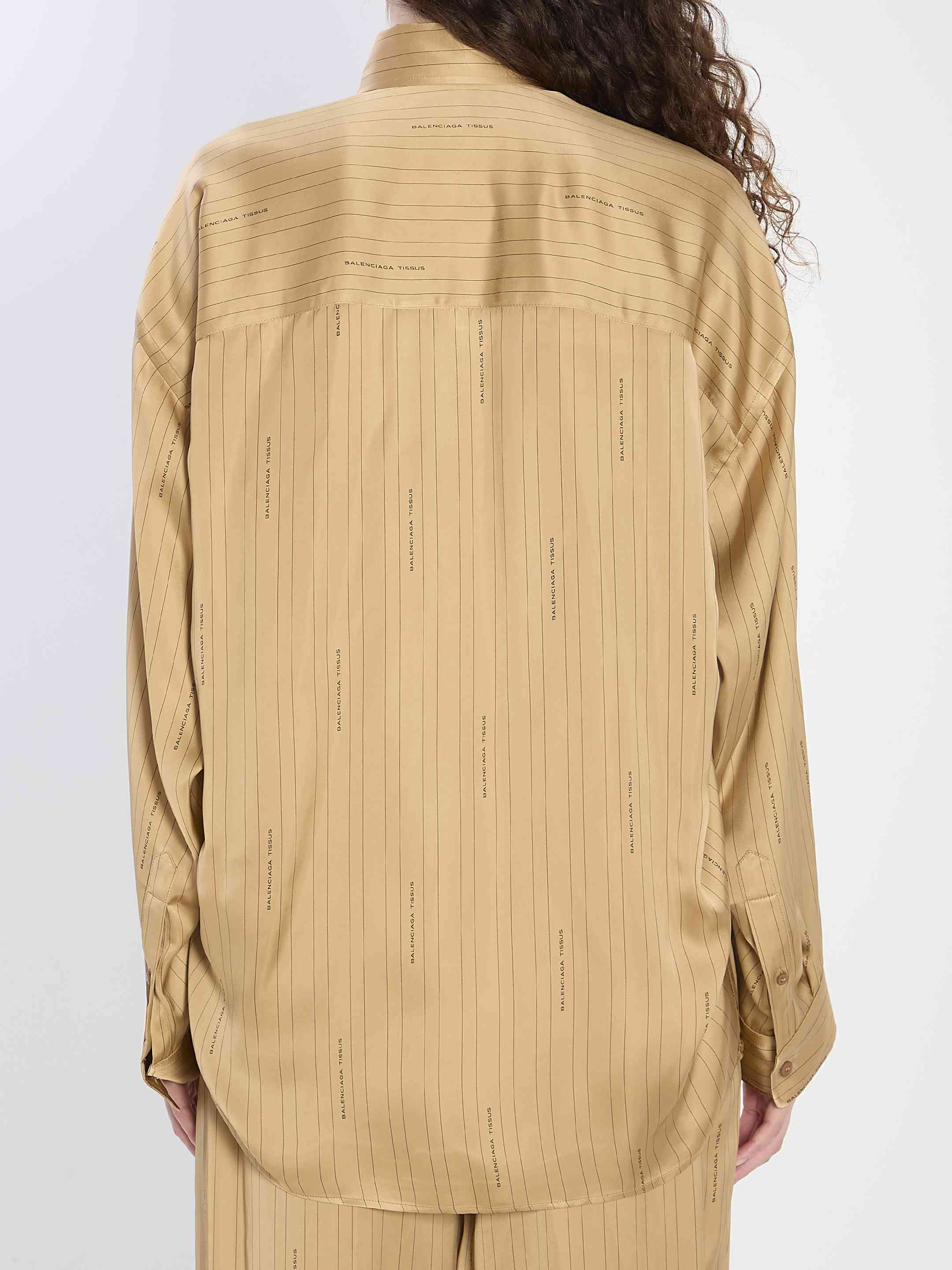 Balenciaga Women Satin Shirt - 4