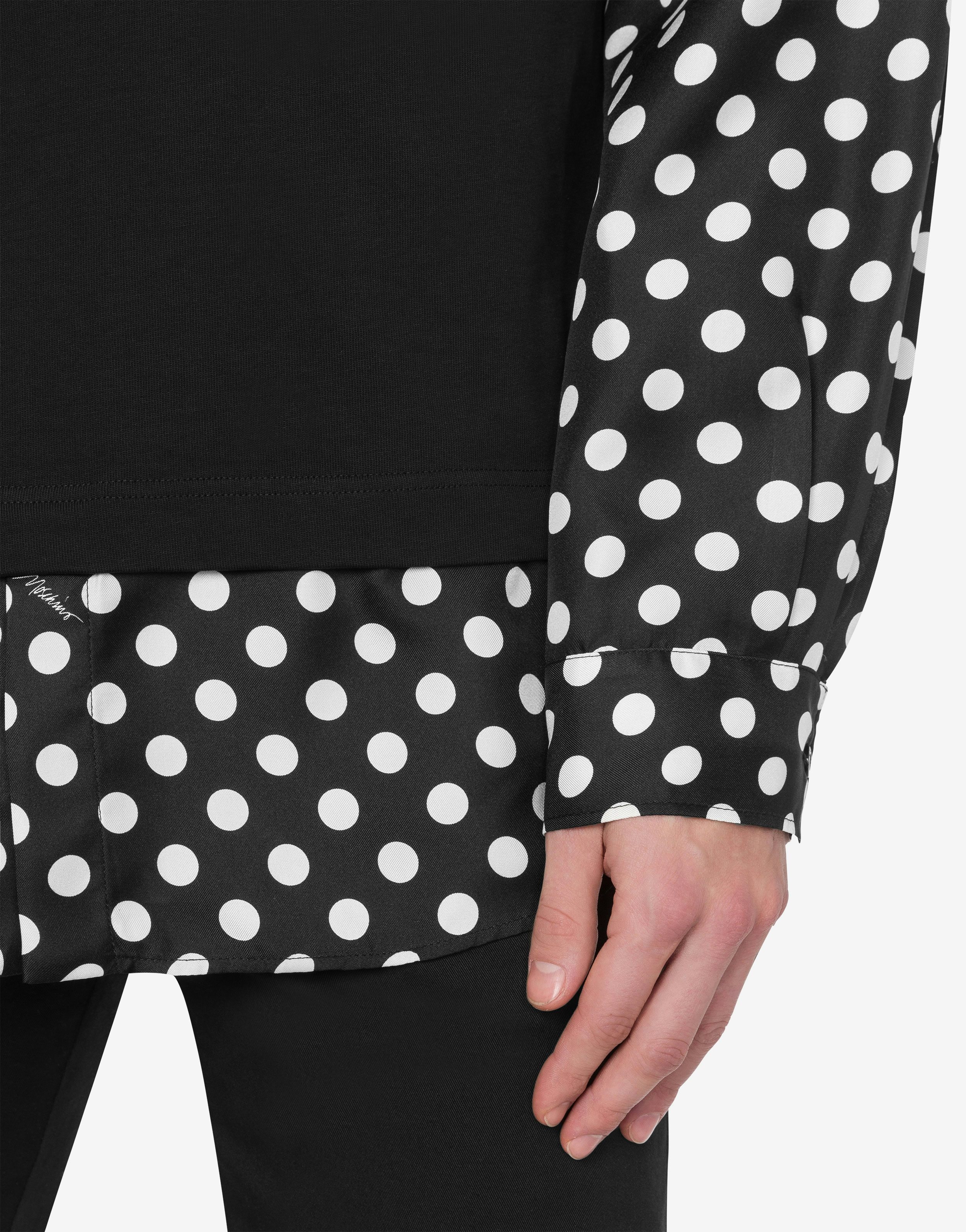 POLKA DOTS SWEATSHIRT WITH INSERTS - 4