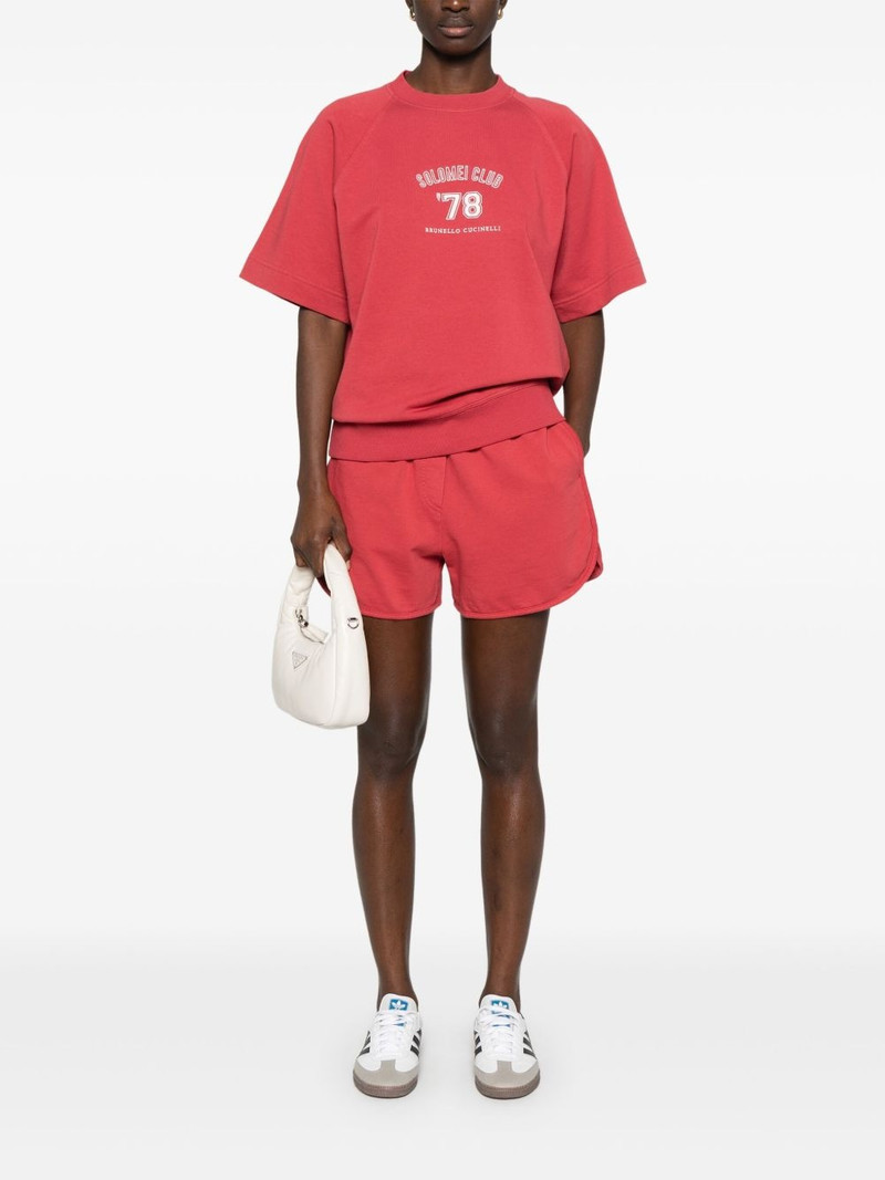 Brunello Cucinelli jersey shorts outlook