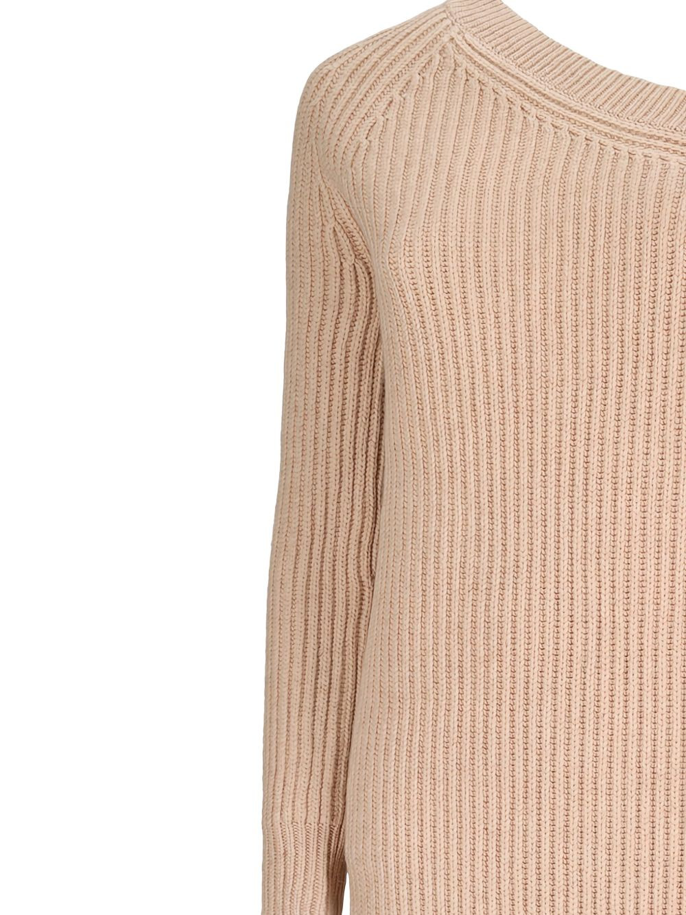 Monospalla one-shoulder ribbed knit maxi dress - 3
