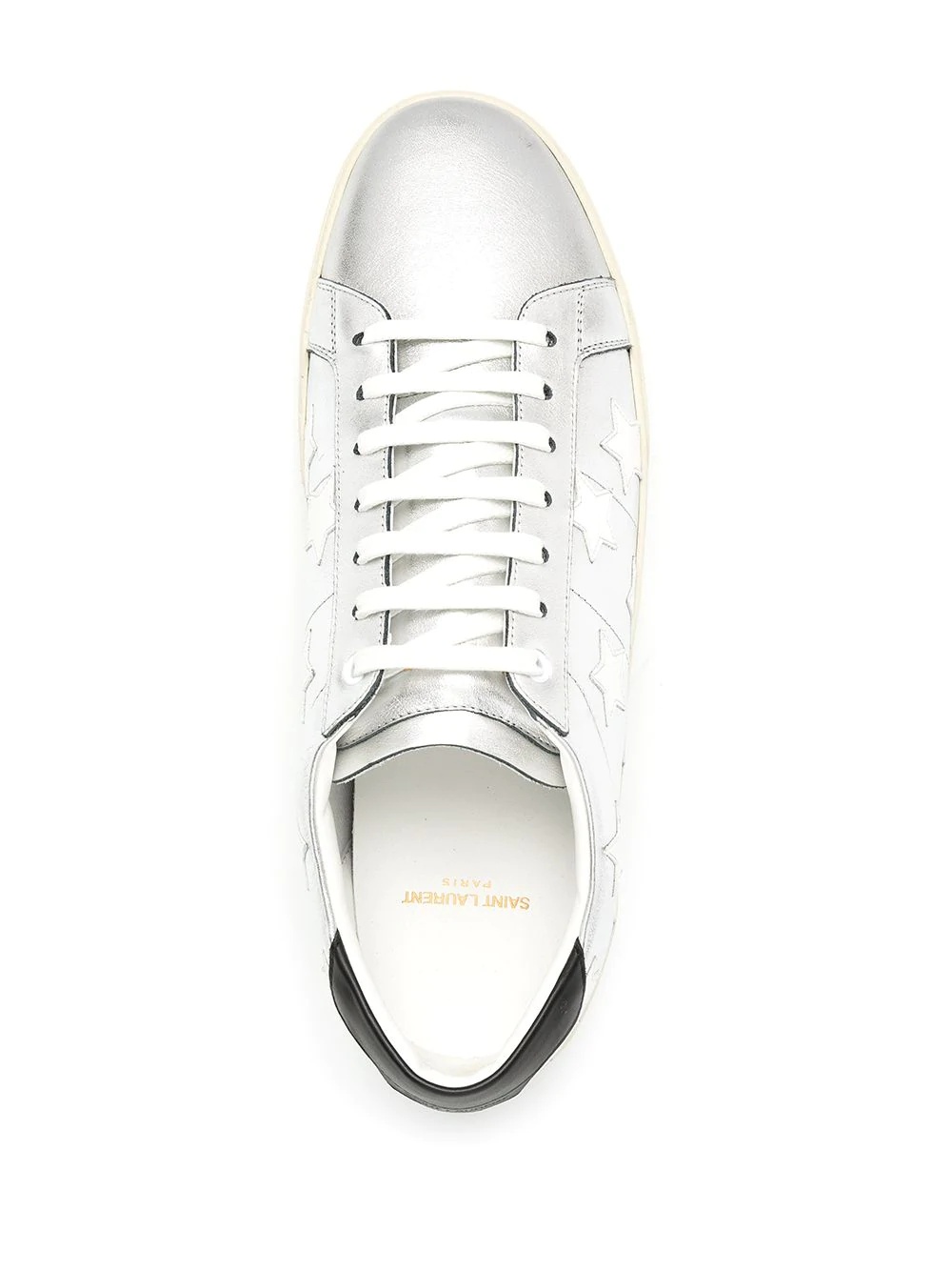 star-patch low-top sneakers - 4