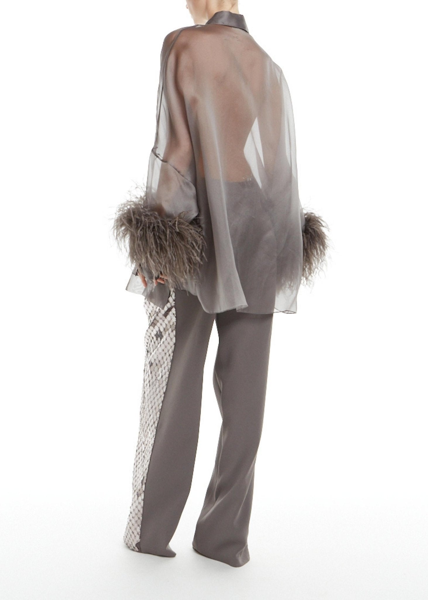 Embroidered Slit Pant - 2