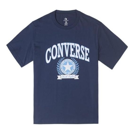 Converse Retro Collegiate Graphic T-Shirt 'Blue' 10025275-A02 - 1