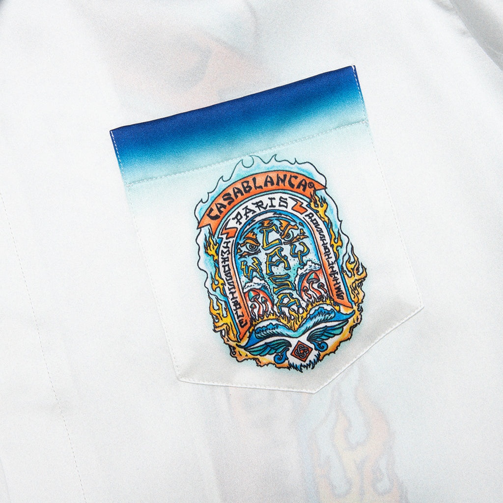 SHORT SLEEVE CUBAN COLLAR SHIRT - CASA SKATE WAY - 4