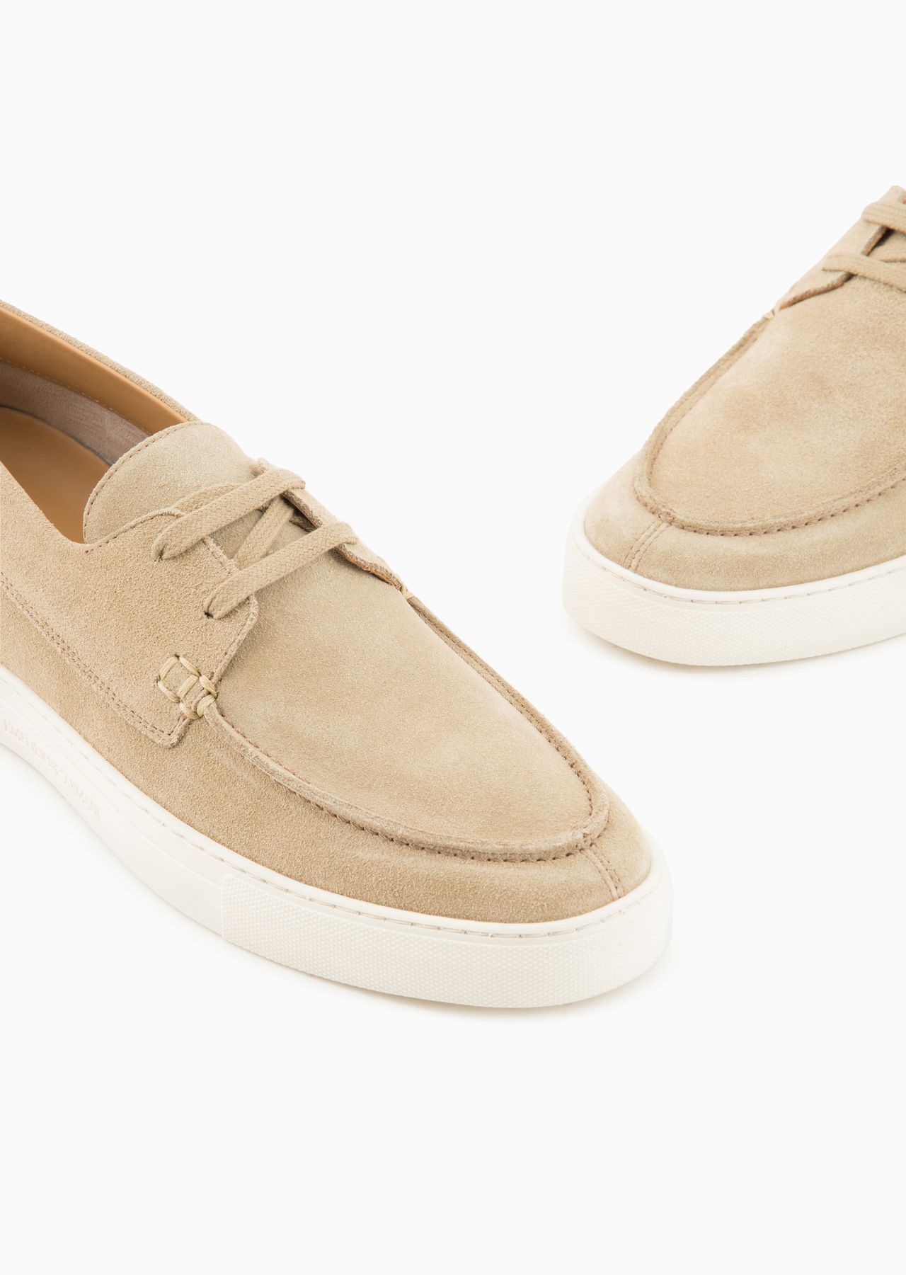 Crust leather boat shoes - 5