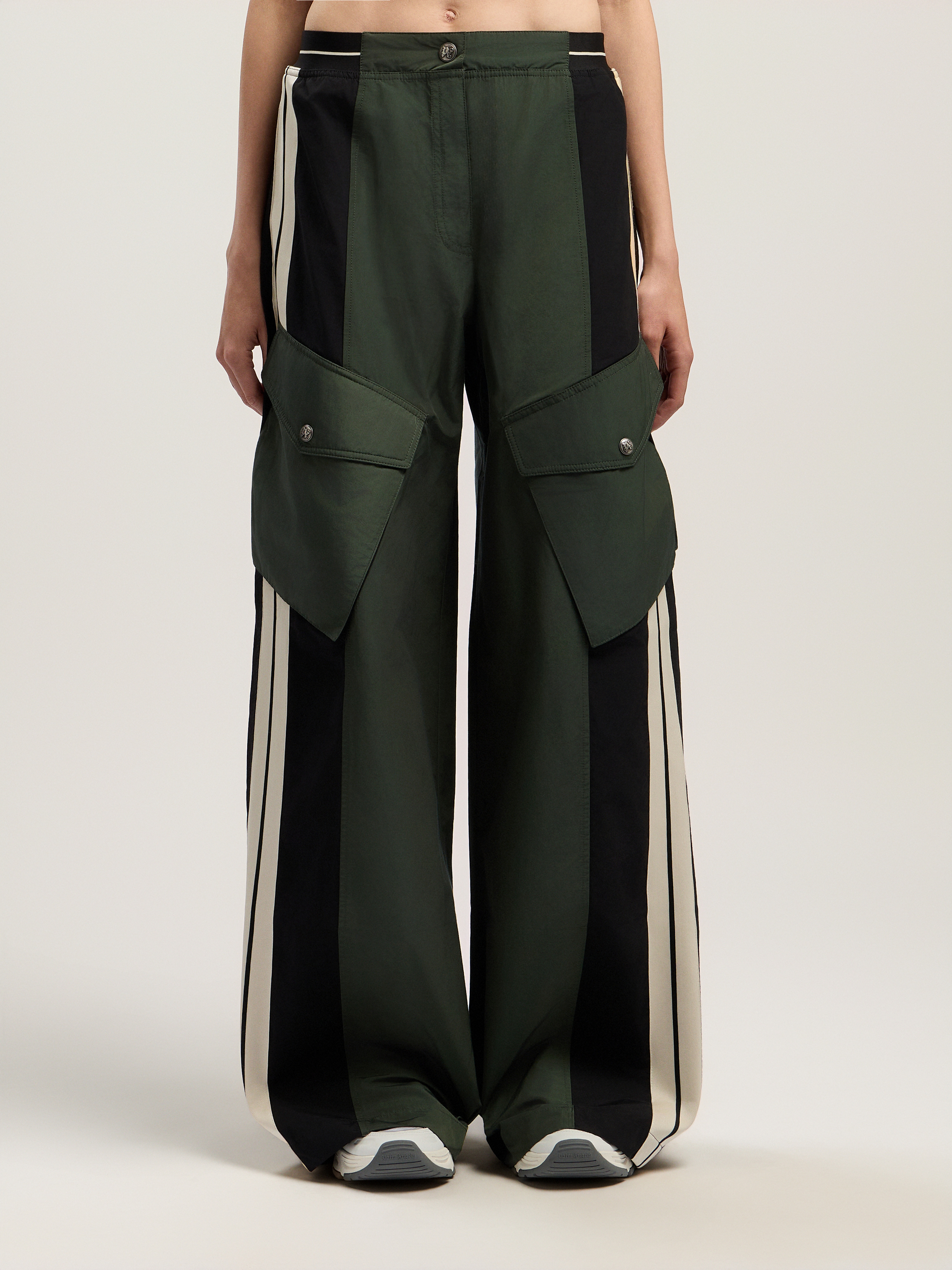 Colorblock Cargo Pants - 2