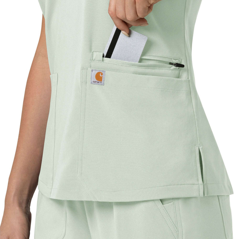 Women's Force Cross-Flex Flex Panel V-Neck Scrub Top 6
