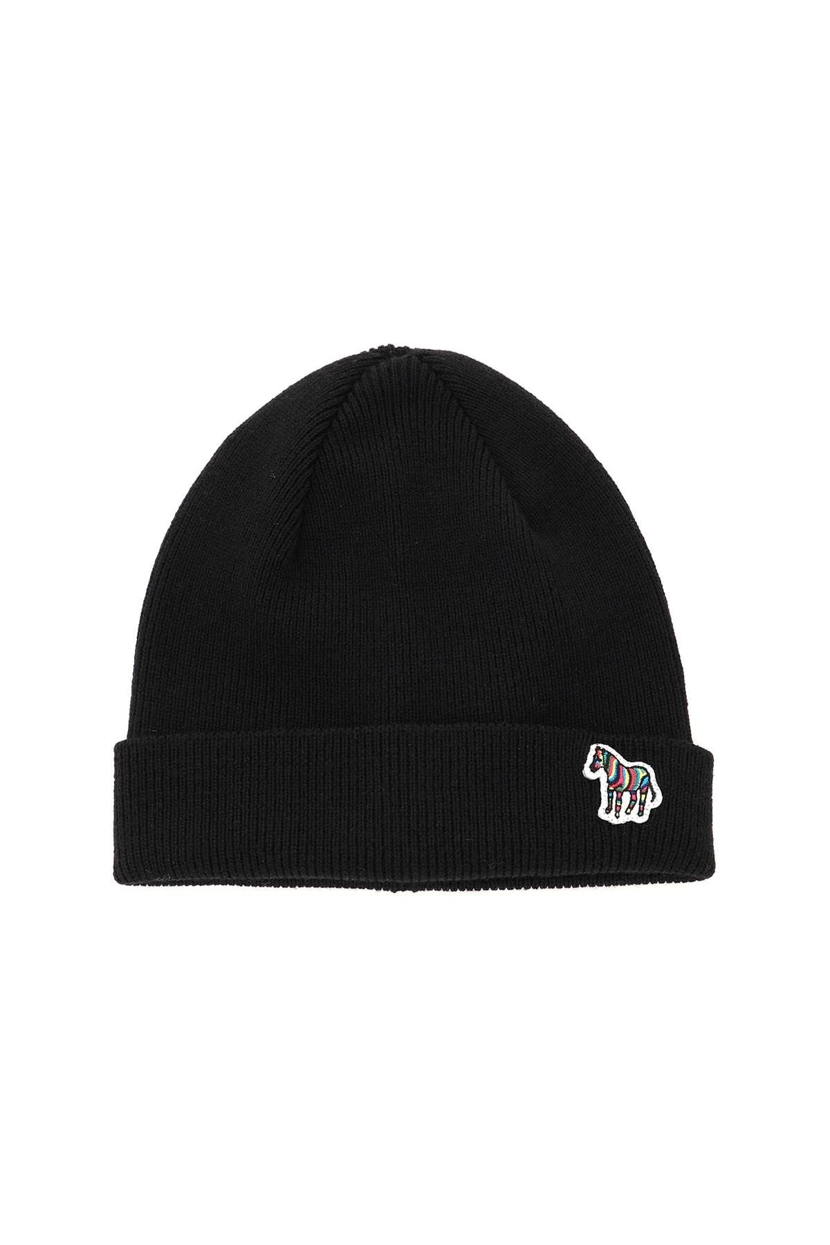 'ZEBRA LOGO' BEANIE HAT - 1