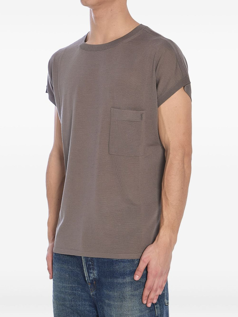 SAINT LAURENT Wool T-shirt outlook