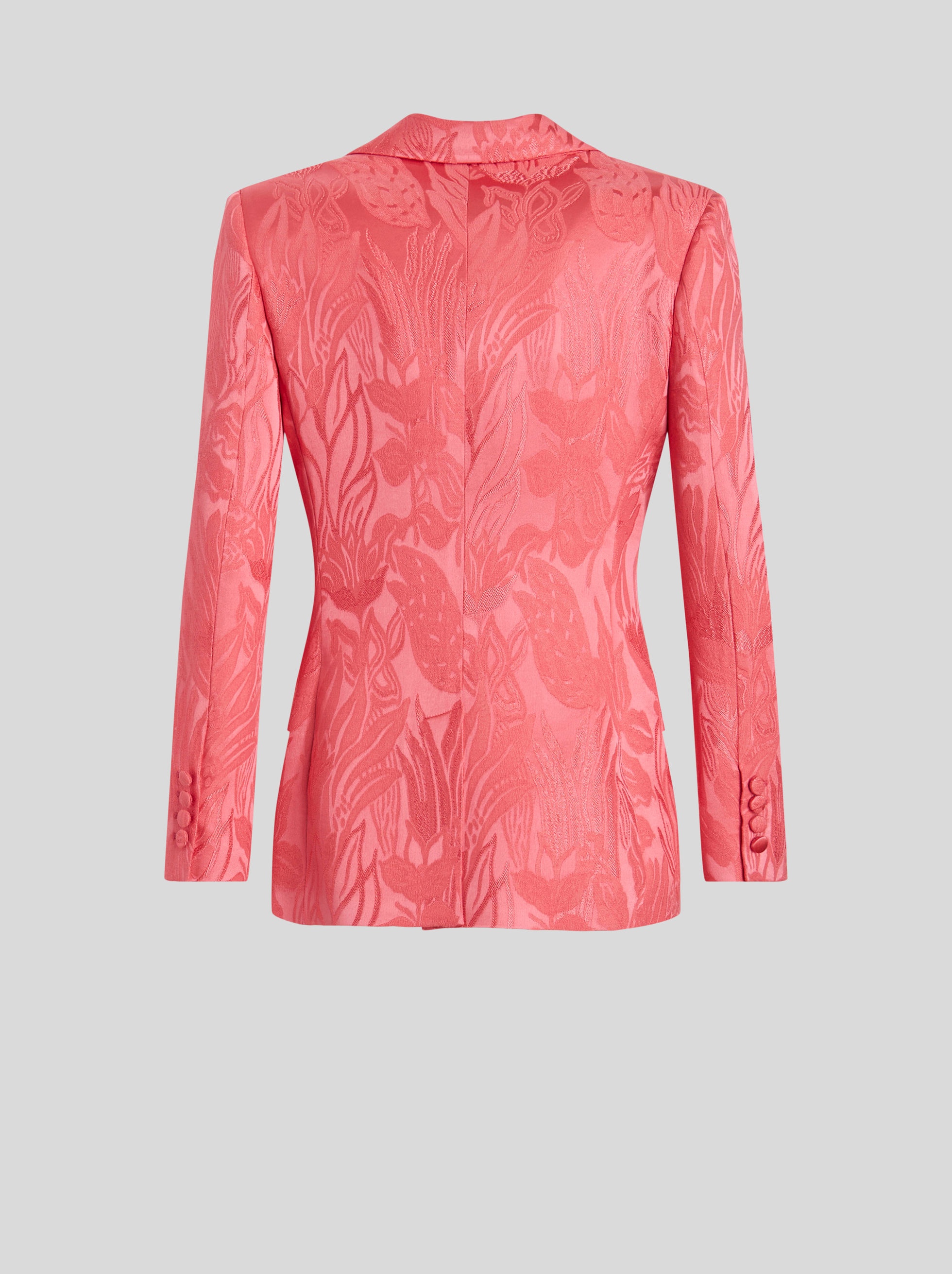 TAILORED JACQUARD FLOWER JACKET - 5