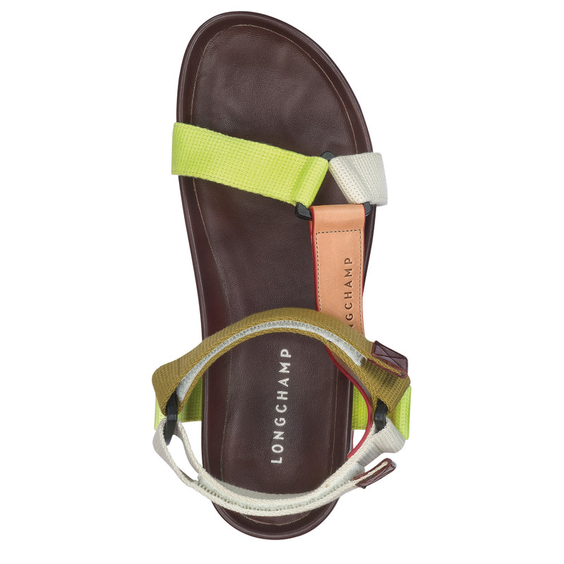 Spring/Summer 2023 Collection Flat sandals Burgundy - Leather 3