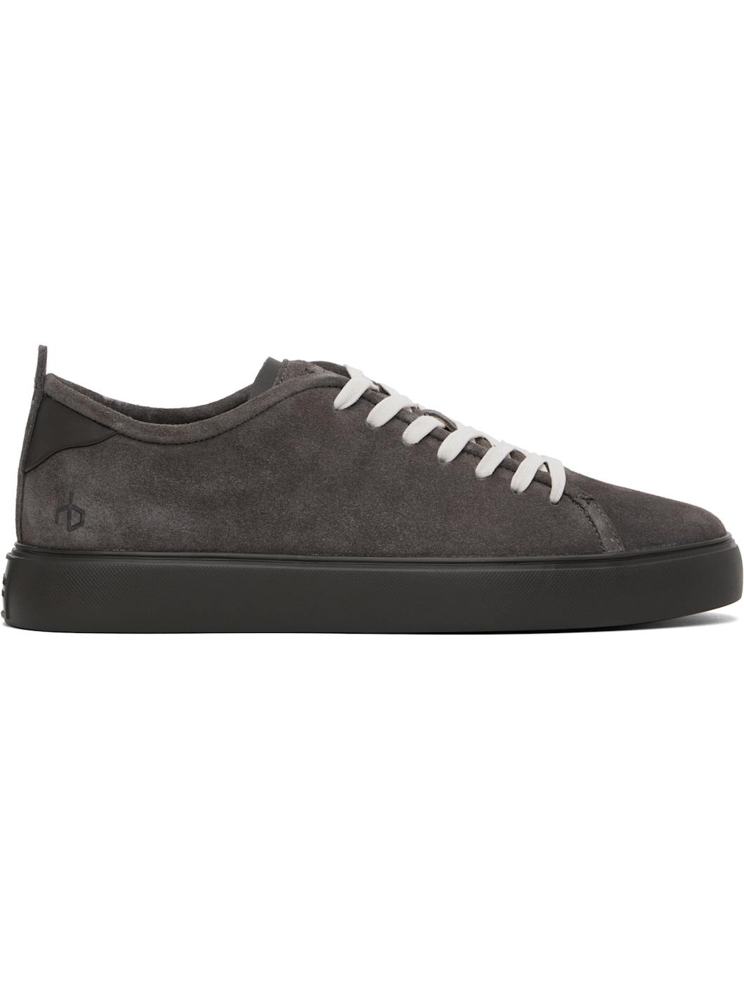Gray Perry Lace Up Sneakers - 1