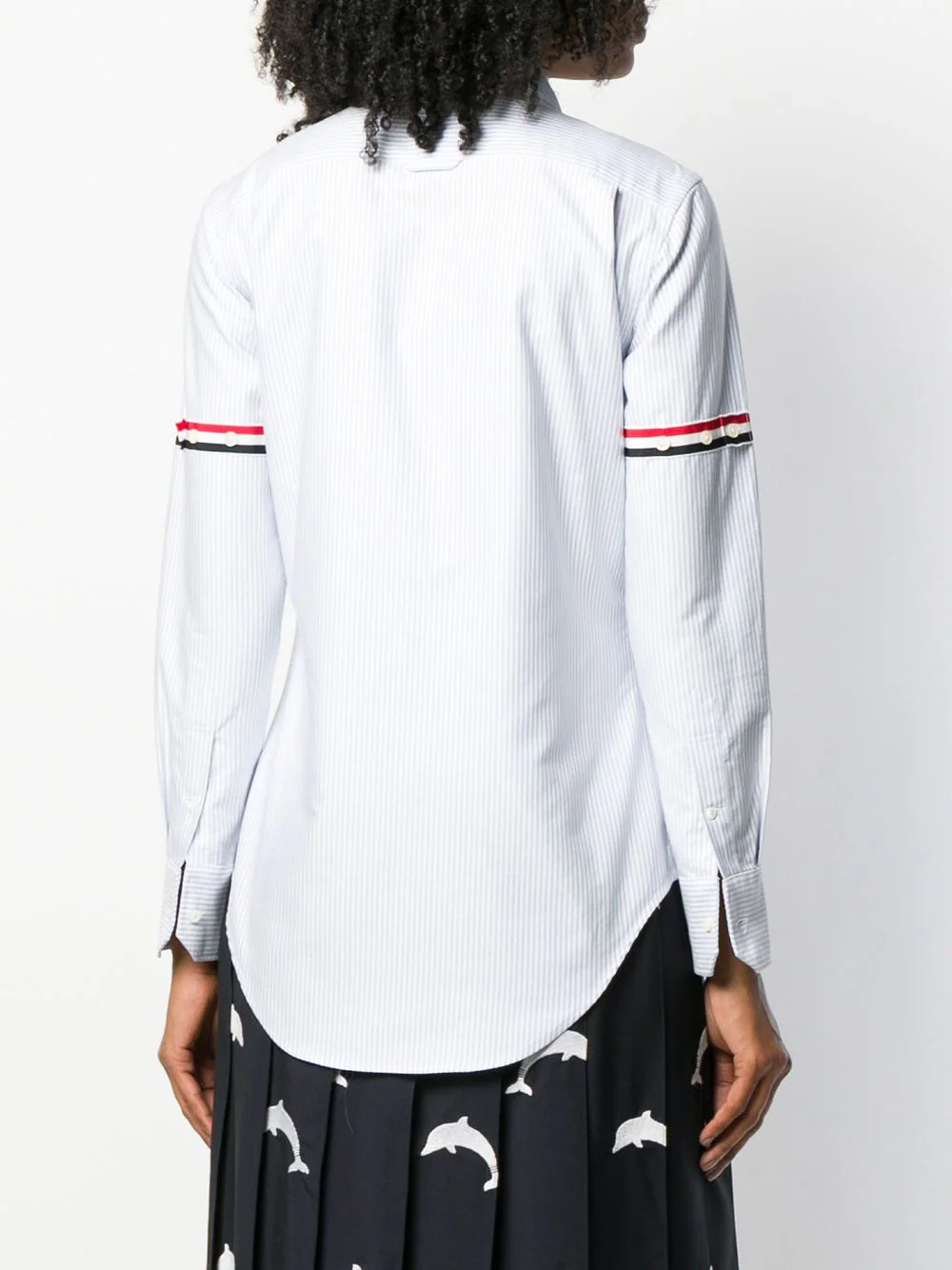 Classic Long Sleeve Round Collar Top - 4