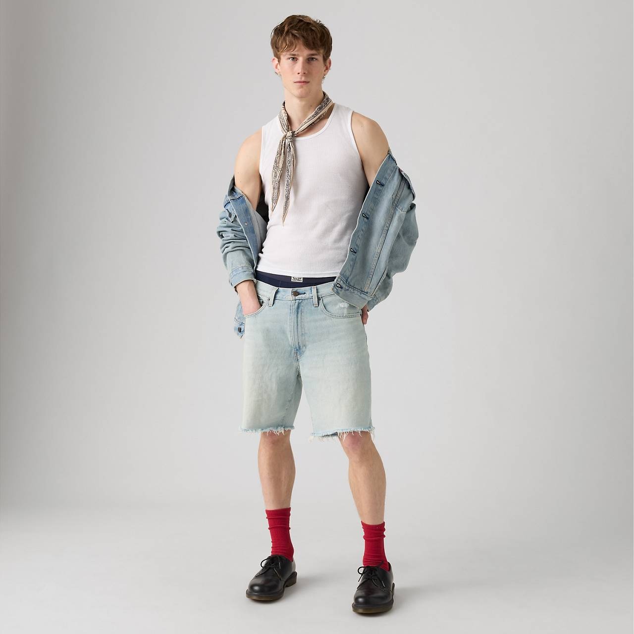 LEVI'S® PRIDE 468 LOOSE SHORTS - 4