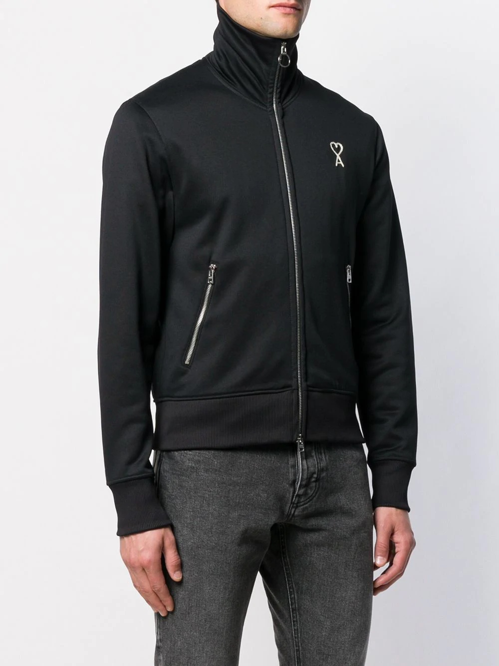 Ami de Coeur technical zipped jacket - 3