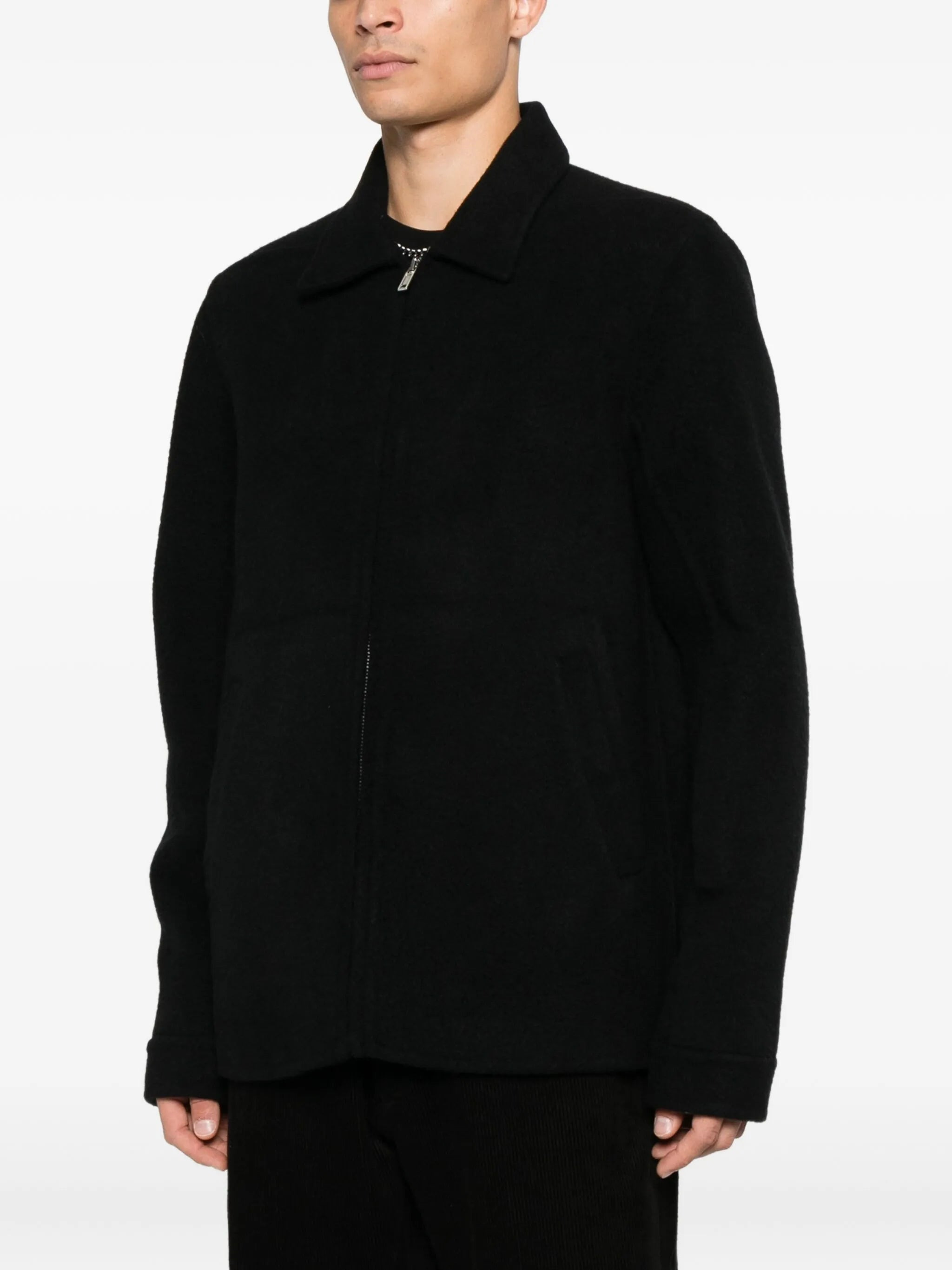 Rick Owens Zip-front Cashmere Jacket - 2