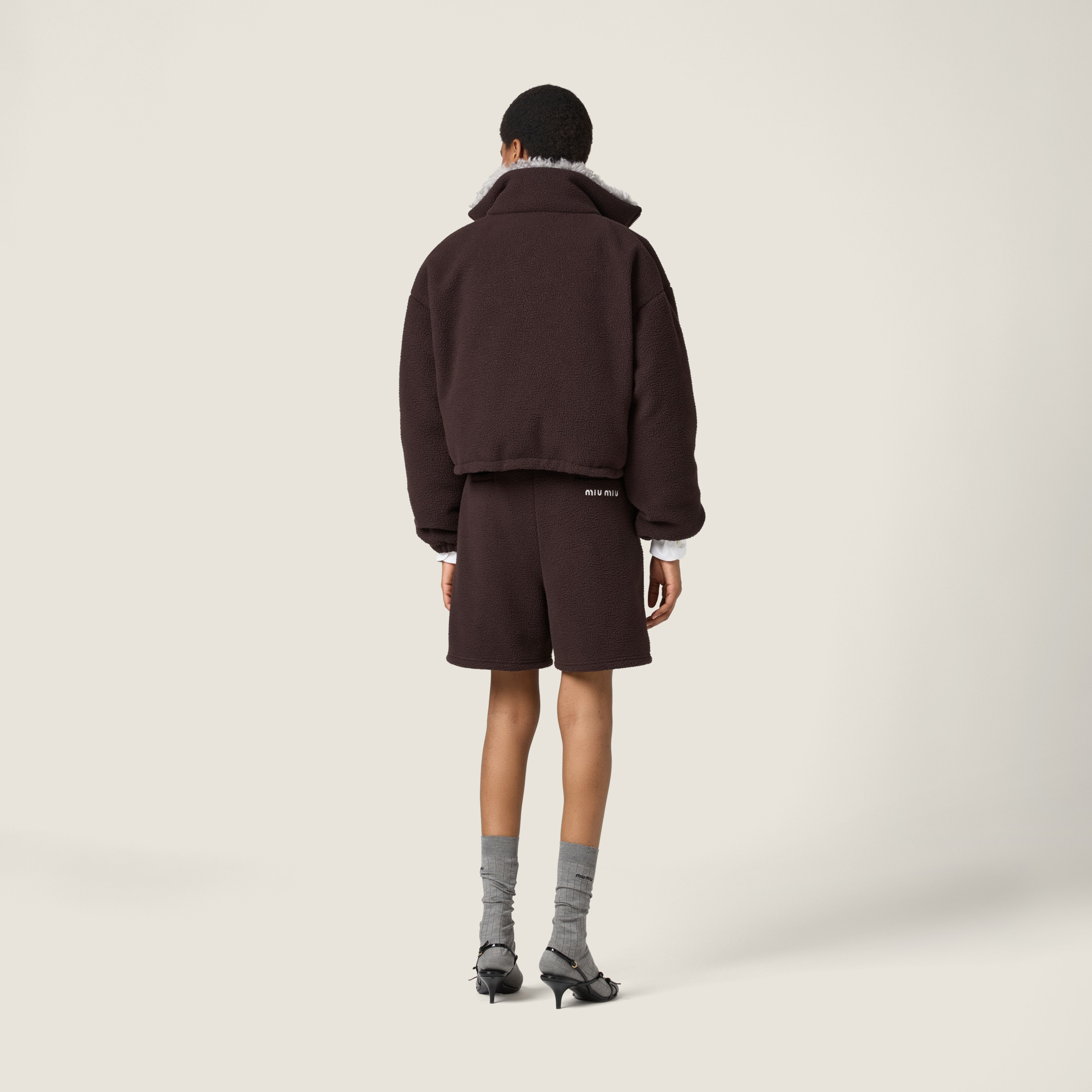 Fleece down jacket - 3