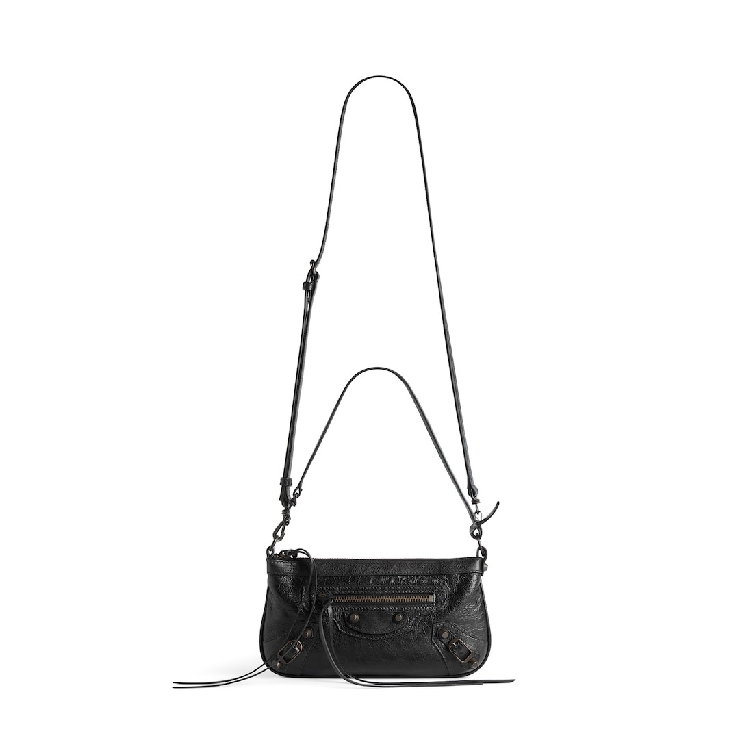 Women's Le City Pouch On Strap in Black - 4