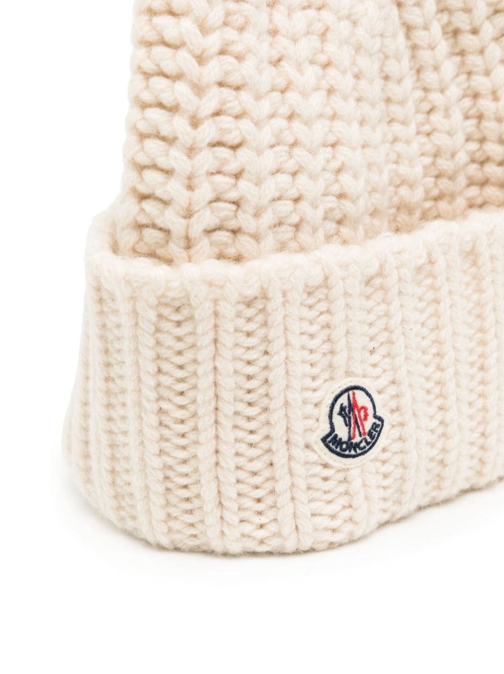 logo-patch cashmere-blend beanie - 2