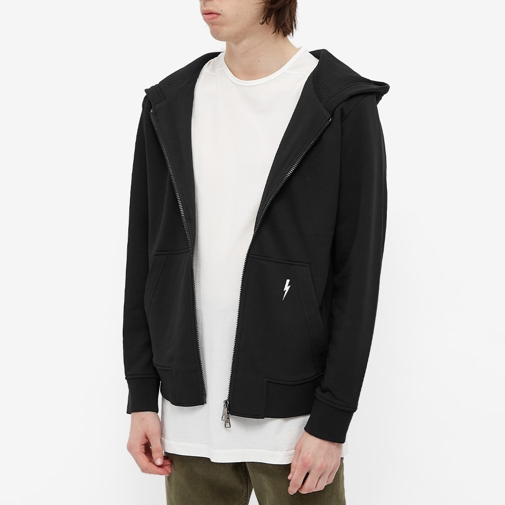 Neil Barrett Thunderbolt Zip Hoody - 5