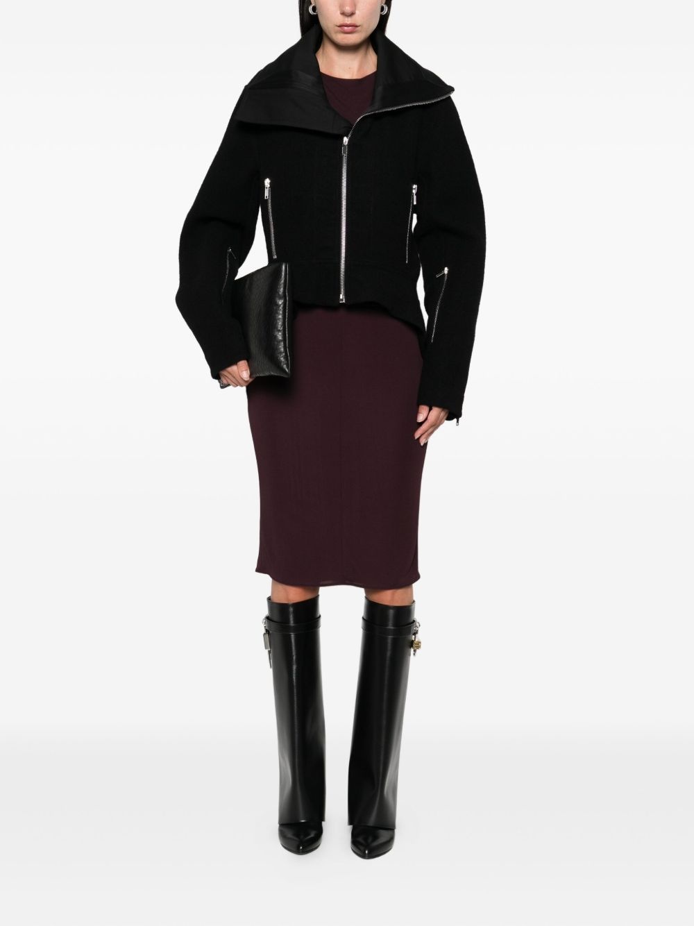 zip-front jacket - 2
