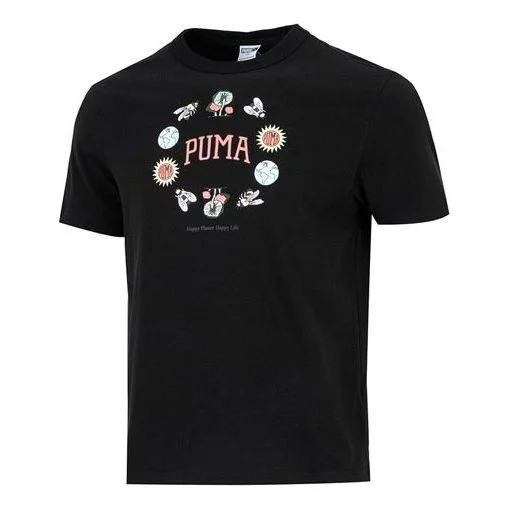 PUMA Downtown Graphic Tee 'Black' 535400-51 - 1