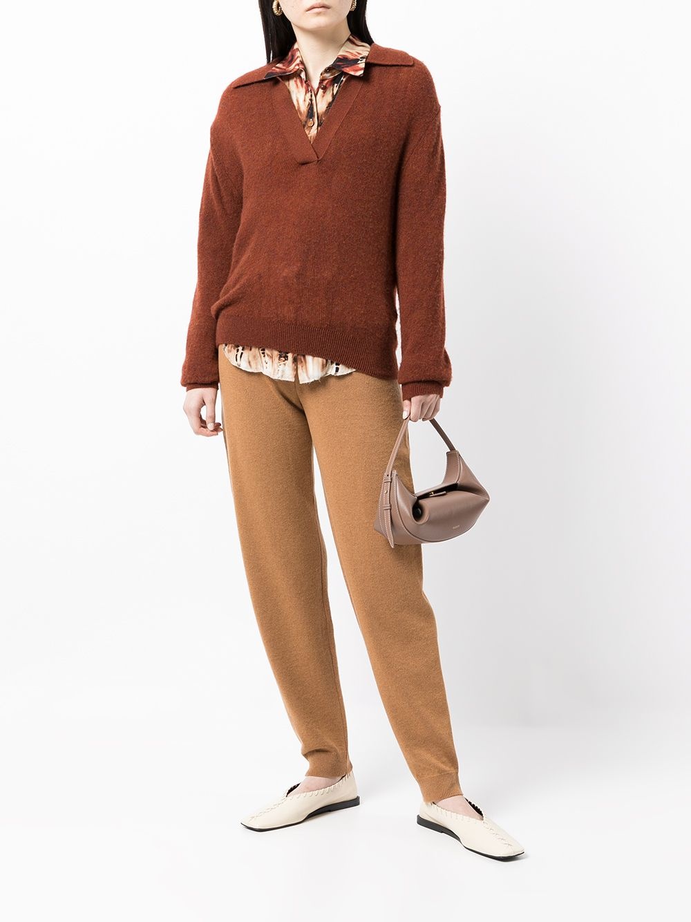 Ella knitted track trousers - 2