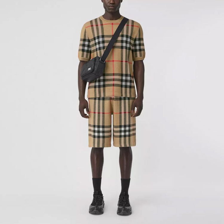 Burberry SS21 Check Jacquard Male Cream-coloured 80435711 - 3