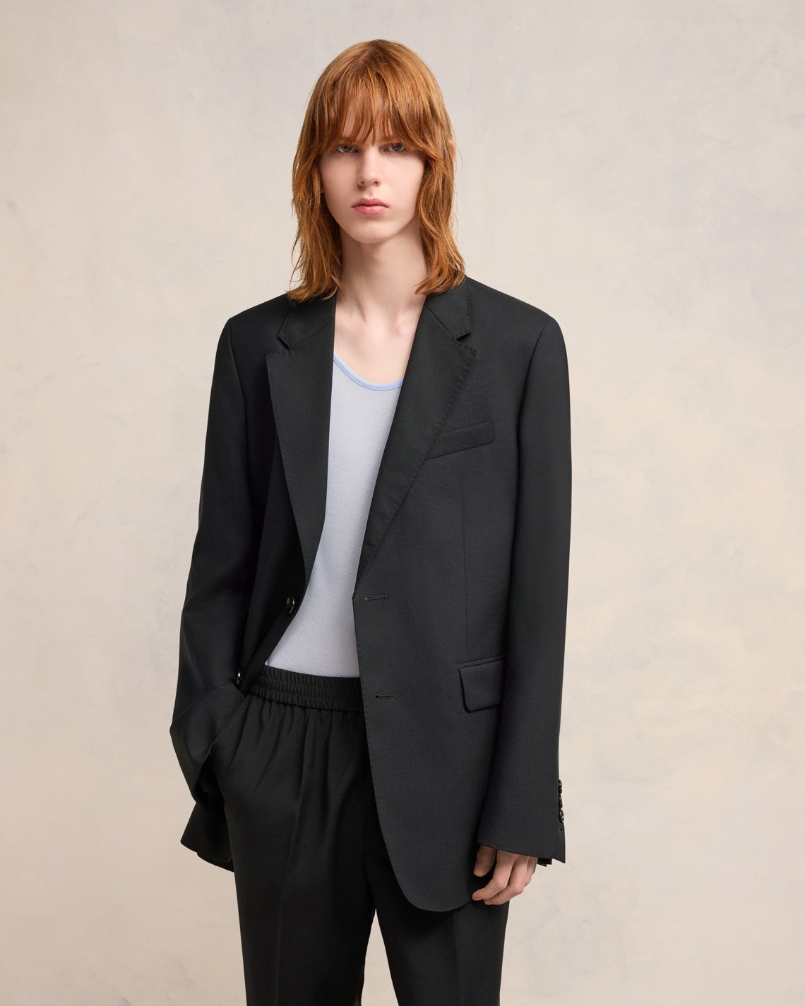 AMI Paris TWO BUTTONS JACKET | REVERSIBLE