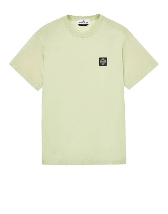 24113 GARMENT-DYED 60/2 COTTON JERSEY  LIGHT GREEN. - 1