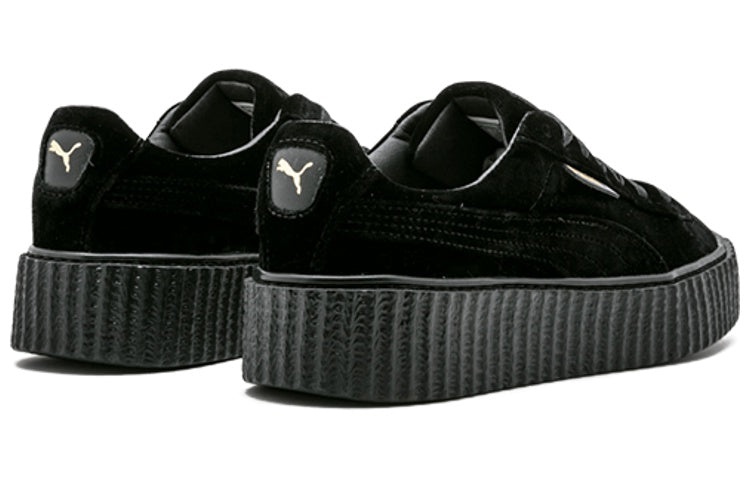 (WMNS) PUMA Fenty x Velvet Creeper 'Black' 364466-01 - 4