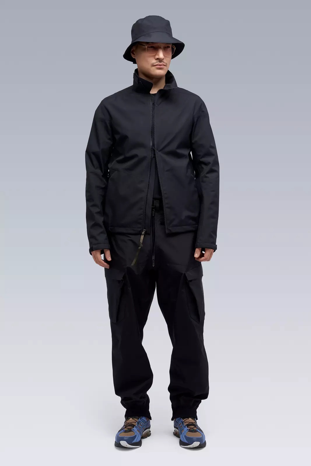 J69-HY Hybrid Construction 2.5L / 2L Stretch Gore-Tex Jacket Black/Black - 11