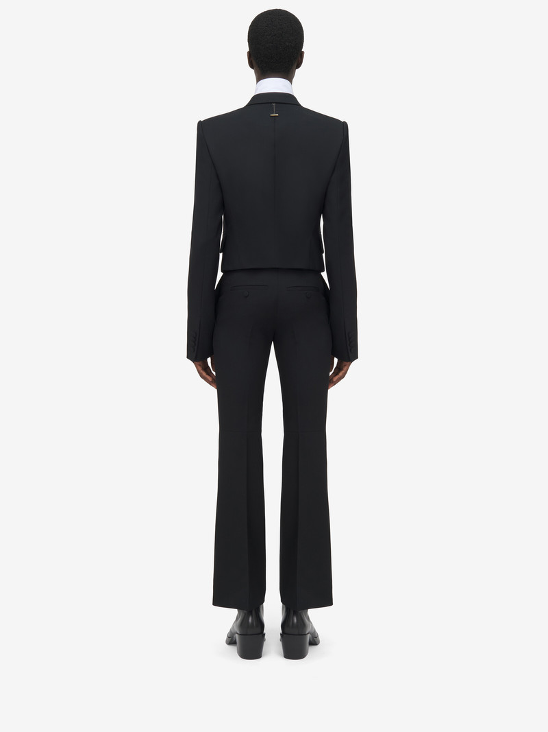 Double-Breasted Shrunken Blazer 5