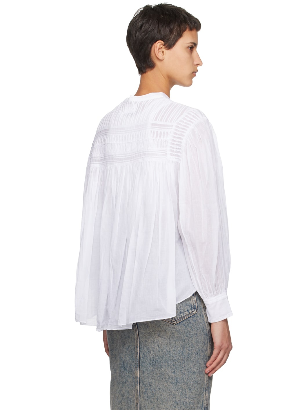 White Plalia Shirt - 3