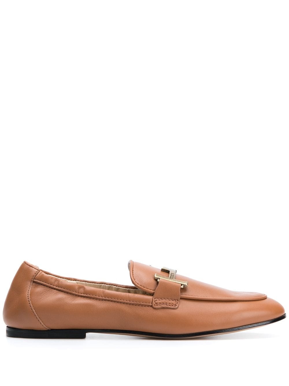 double-T leather loafers - 1