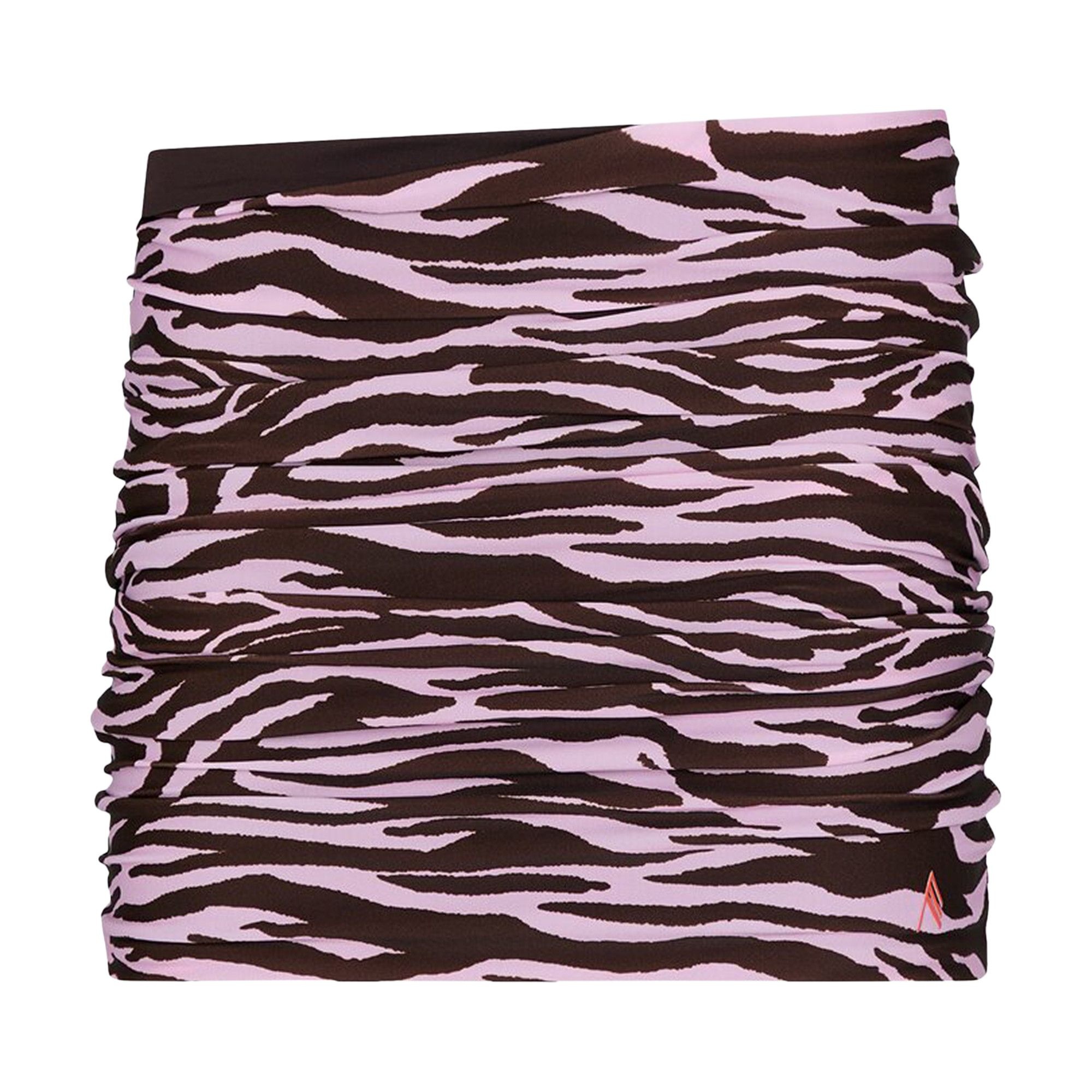 The Attico Mini Skirt 'Coffee/Pink' - 1