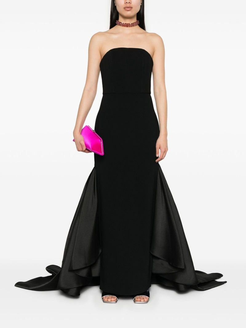 SOLACE LONDON Jodi crepe maxi dress outlook