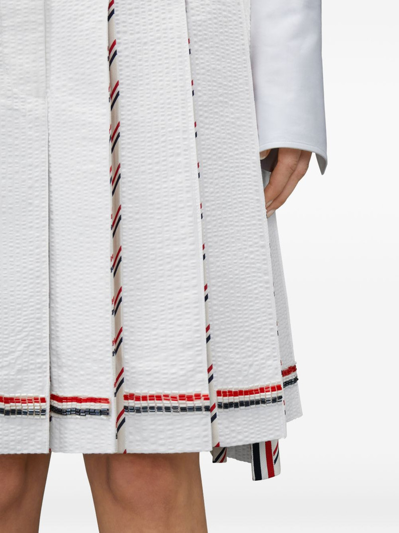 RWB bead-embellished pleated mini skirt 5