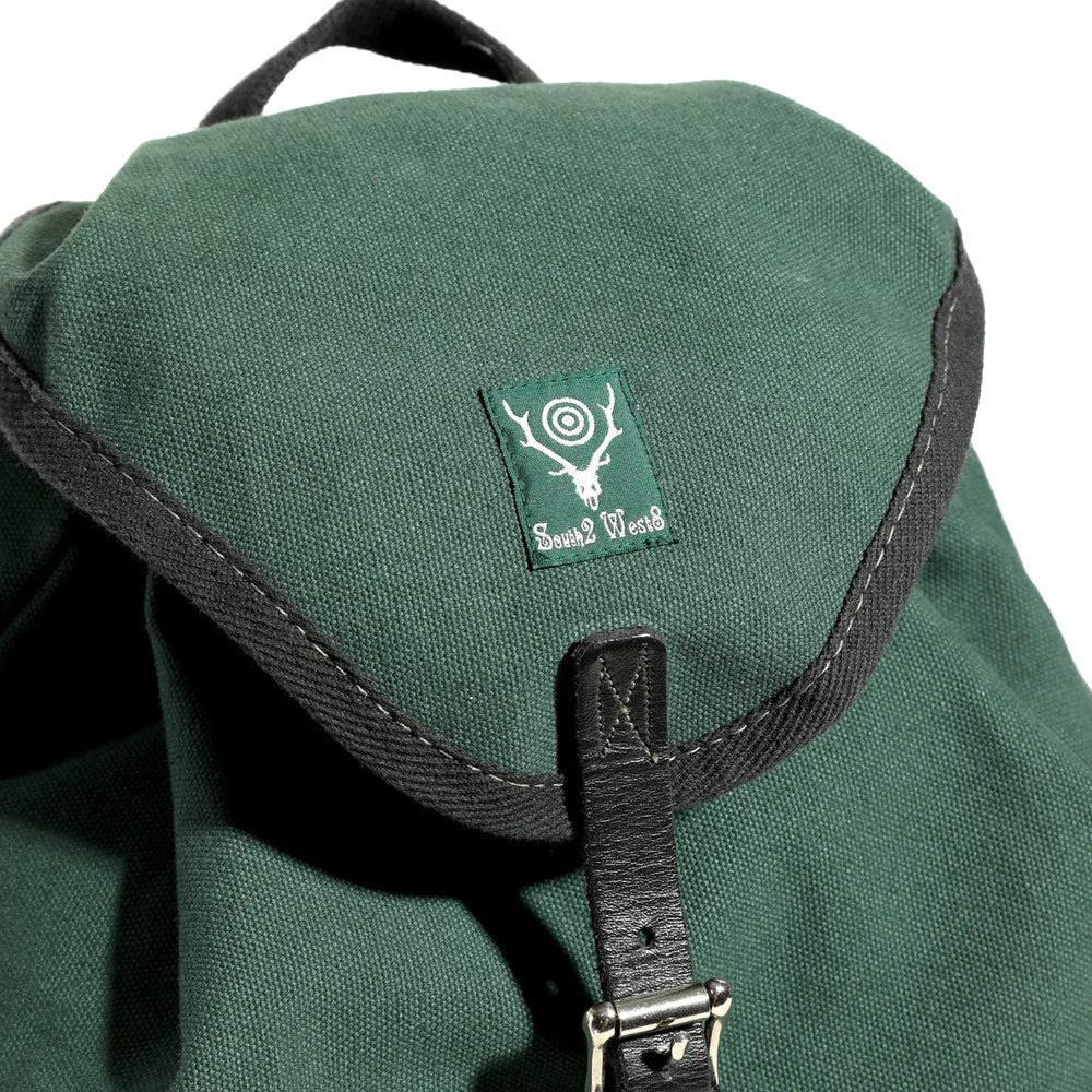 18oz Canvas Day Pack 'Hunter Green' - 3