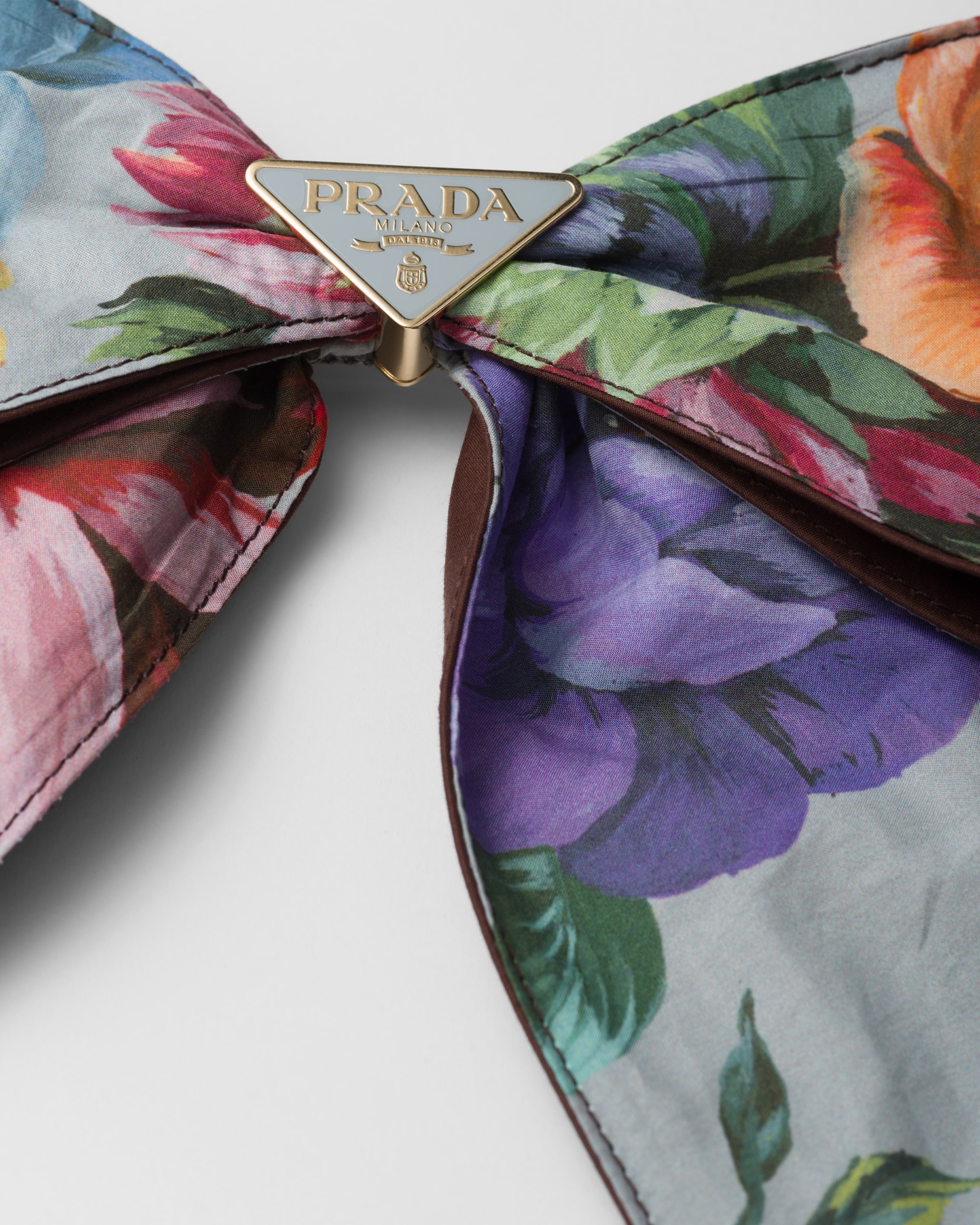 Printed fabric hair clip - 3