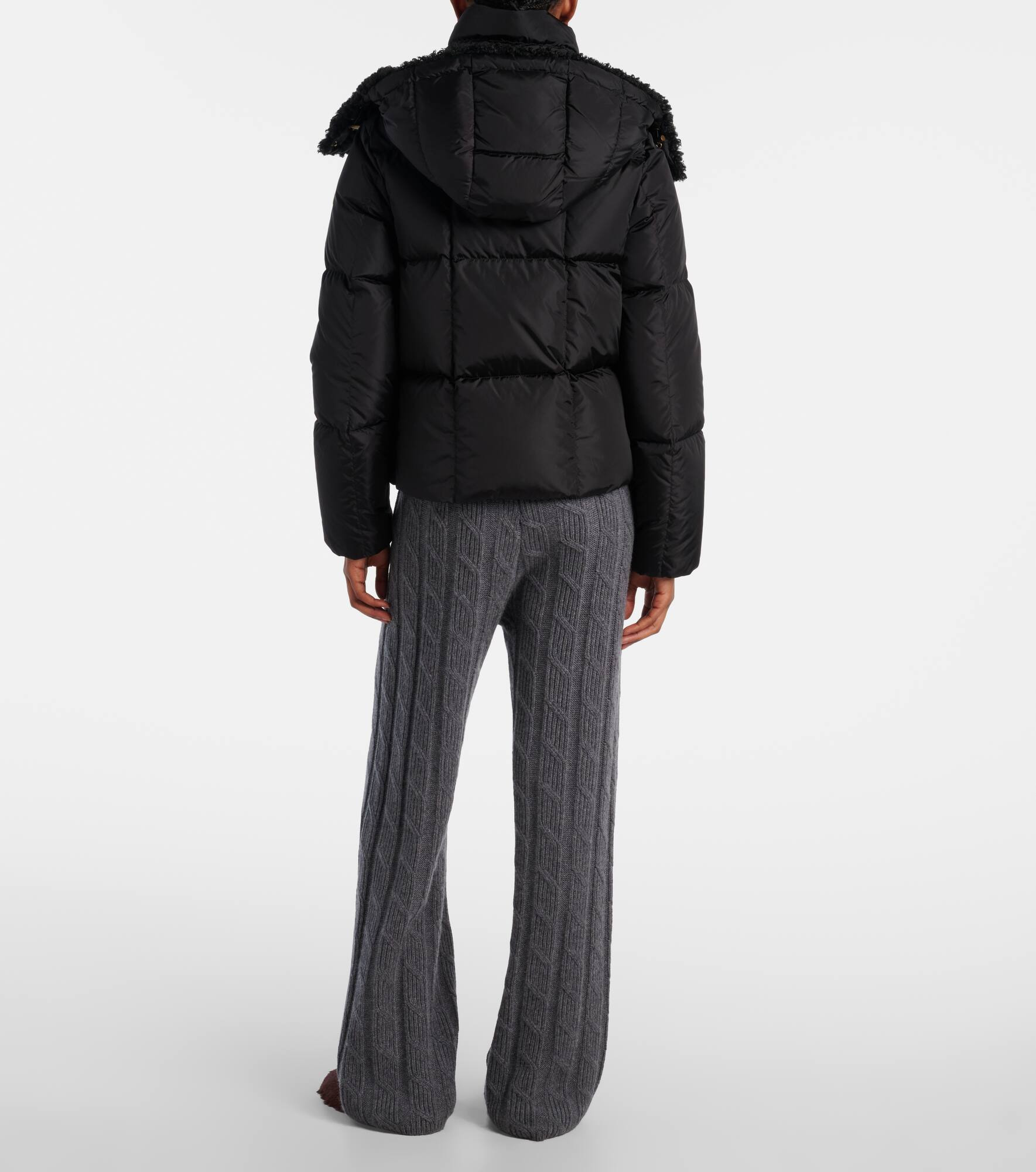 Quilted down jacket - 3